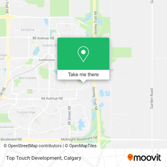Top Touch Development map