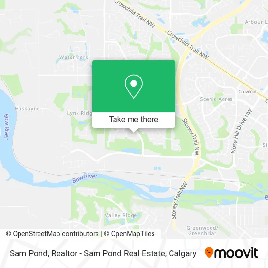 Sam Pond, Realtor - Sam Pond Real Estate map