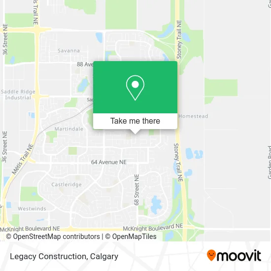 Legacy Construction map