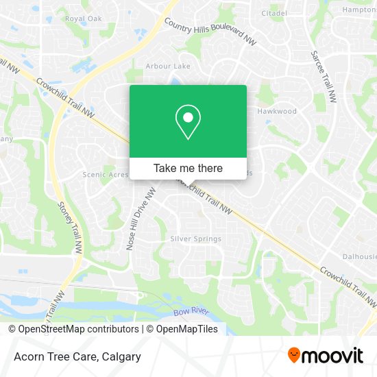 Acorn Tree Care map