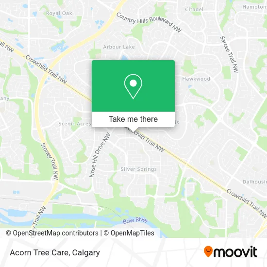 Acorn Tree Care map