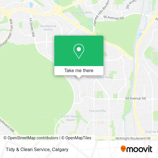 Tidy & Clean Service map