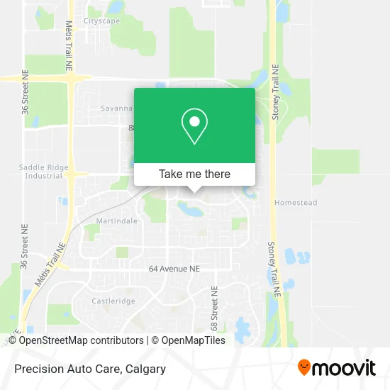 Precision Auto Care map
