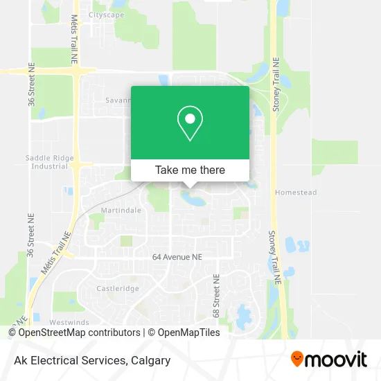 Ak Electrical Services map