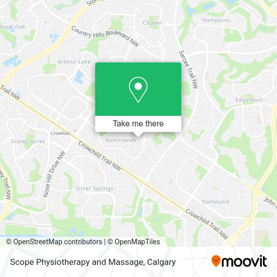 Scope Physiotherapy and Massage map