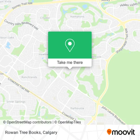Rowan Tree Books map