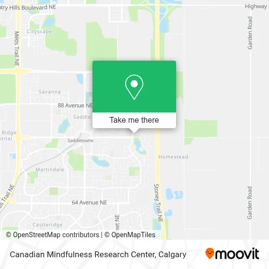 Canadian Mindfulness Research Center map