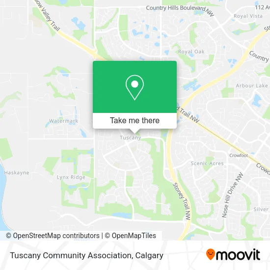 Tuscany Community Association map