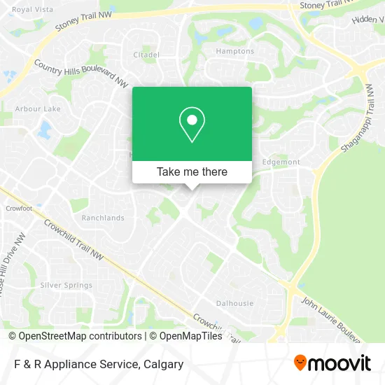 F & R Appliance Service map