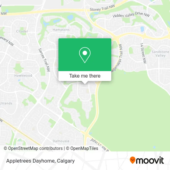 Appletrees Dayhome map