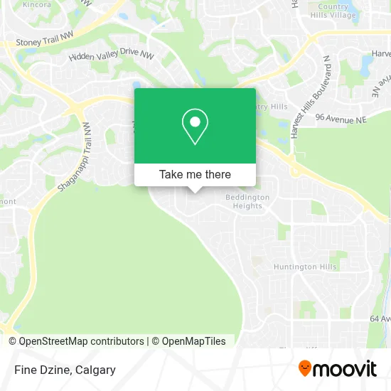 Fine Dzine map