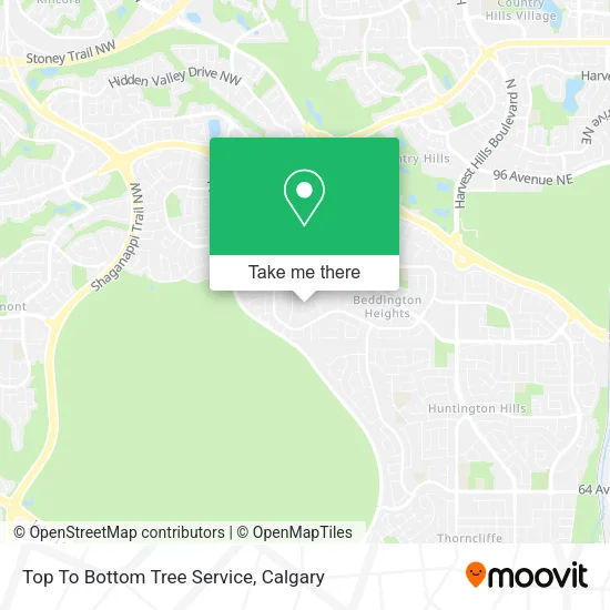 Top To Bottom Tree Service map