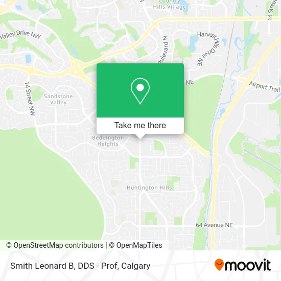 Smith Leonard B, DDS - Prof map