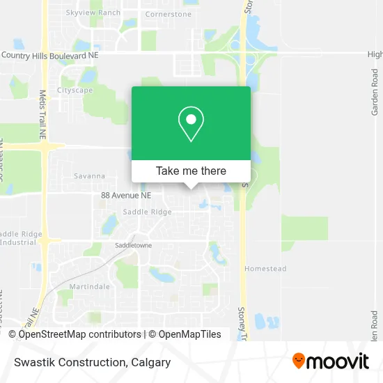 Swastik Construction map