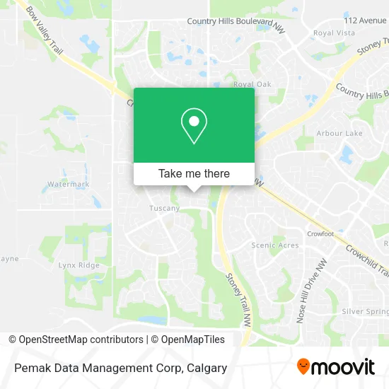 Pemak Data Management Corp map