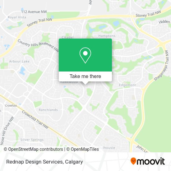 Rednap Design Services map