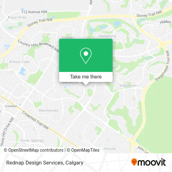 Rednap Design Services map