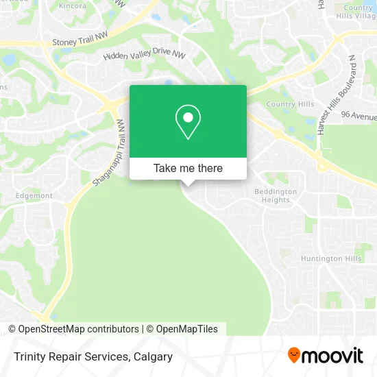 Trinity Repair Services map