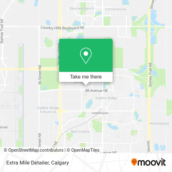 Extra Mile Detailer map