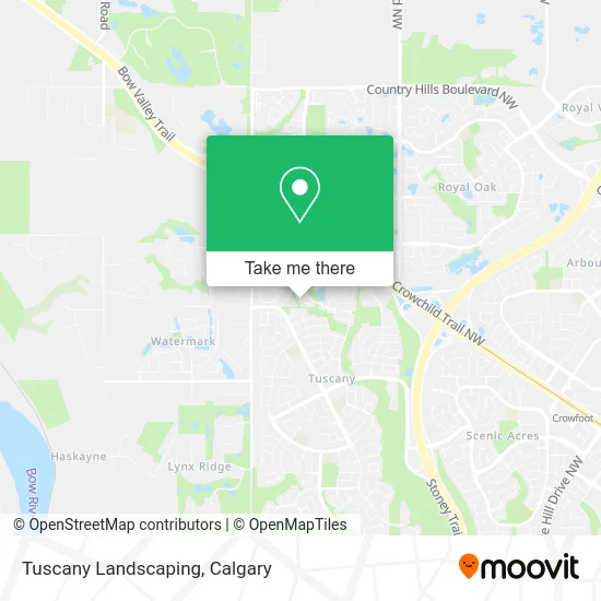 Tuscany Landscaping map