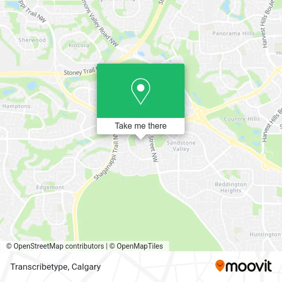Transcribetype map