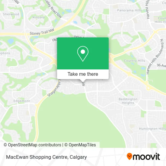 MacEwan Shopping Centre map