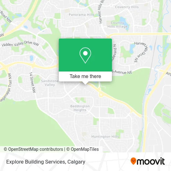 Explore Building Services map