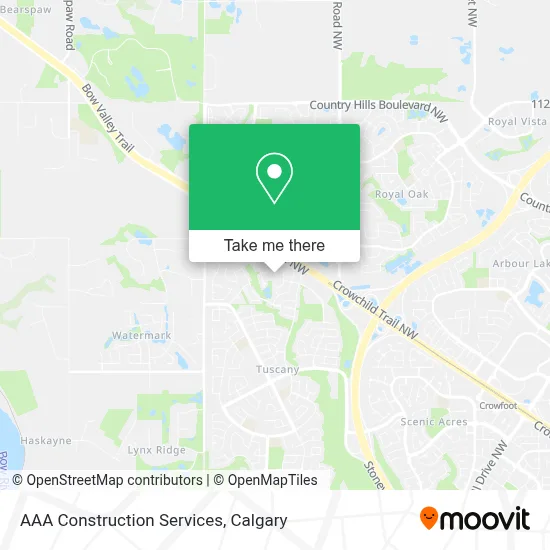 AAA Construction Services map
