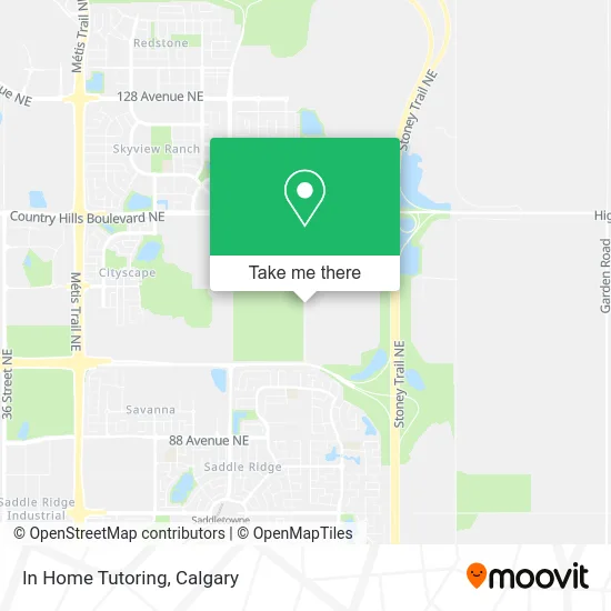 In Home Tutoring map