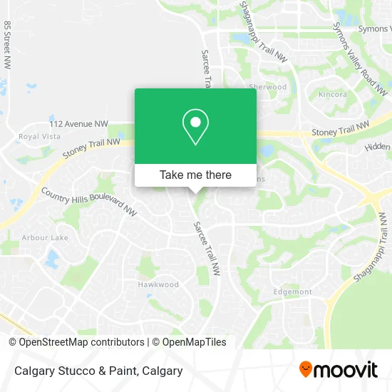 Calgary Stucco & Paint map