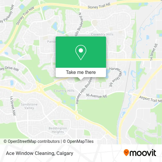 Ace Window Cleaning map