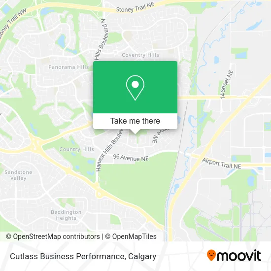 Cutlass Business Performance map