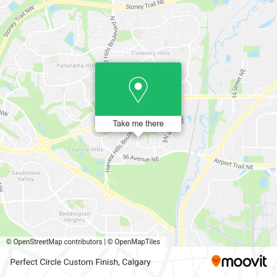Perfect Circle Custom Finish map