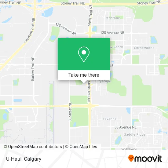 U-Haul map