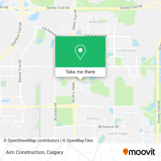 Aim Construction map