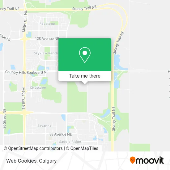 Web Cookies map