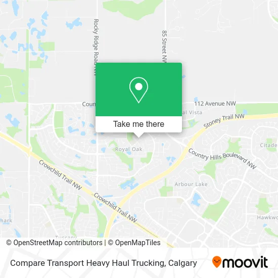 Compare Transport Heavy Haul Trucking map
