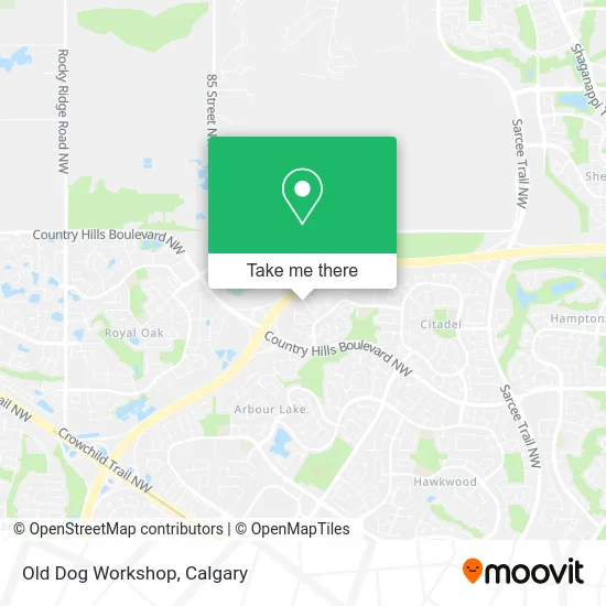 Old Dog Workshop map