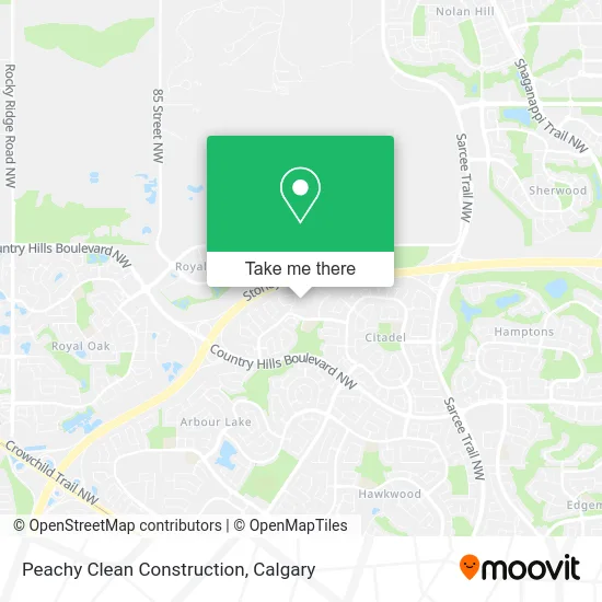 Peachy Clean Construction map