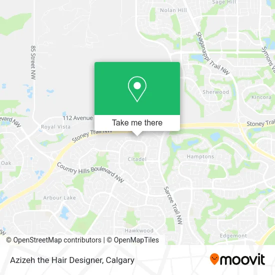 Azizeh the Hair Designer map