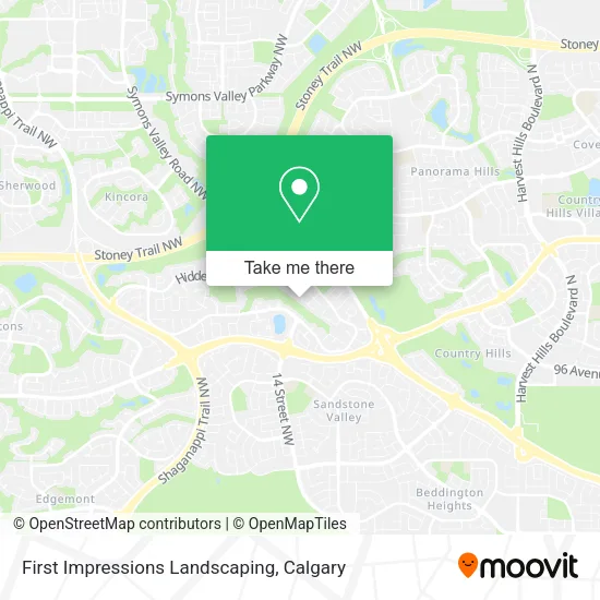 First Impressions Landscaping map