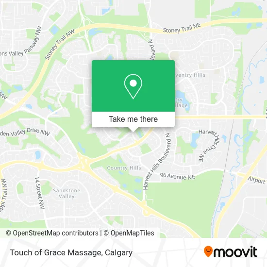 Touch of Grace Massage map