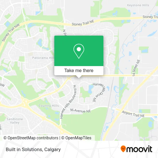 Built in Solutions map