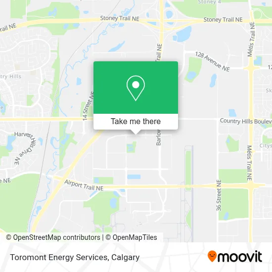 Toromont Energy Services map