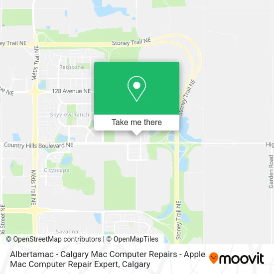 Albertamac - Calgary Mac Computer Repairs - Apple Mac Computer Repair Expert map