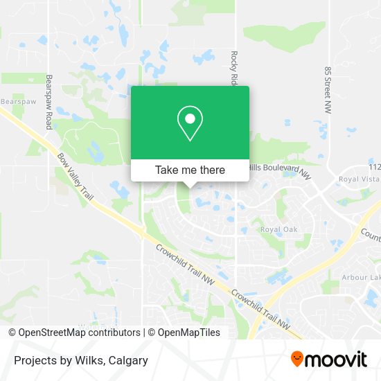 Projects by Wilks map
