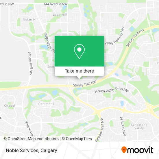 Noble Services map