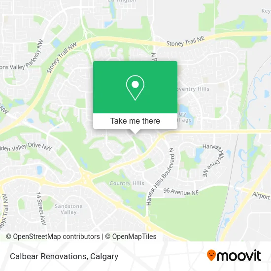 Calbear Renovations map