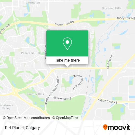 Pet Planet map