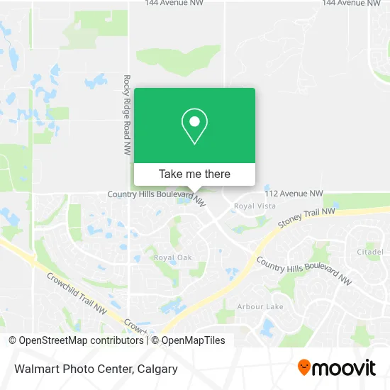 Walmart Photo Center map